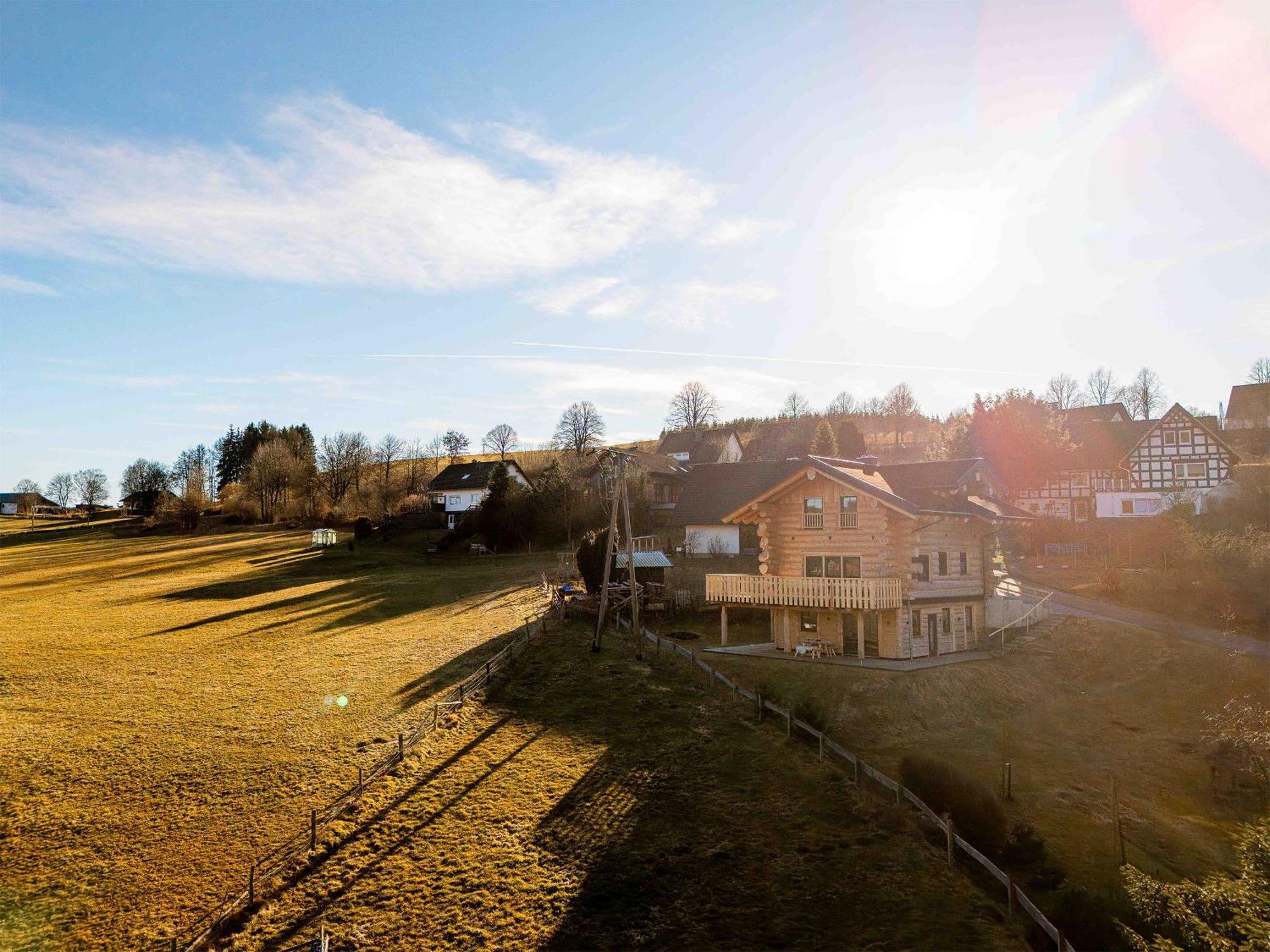Fichtenhaus Am Wisentpfad Bad Berleburg Eksteriør billede
